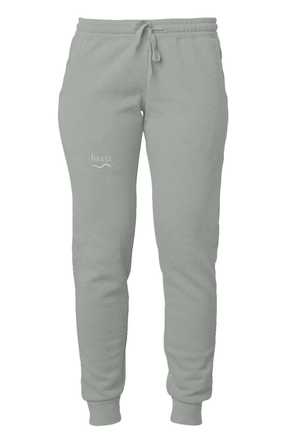 Hz432 Sage Joggers – Soft Frequencies™ Frequencywear in calming sage green